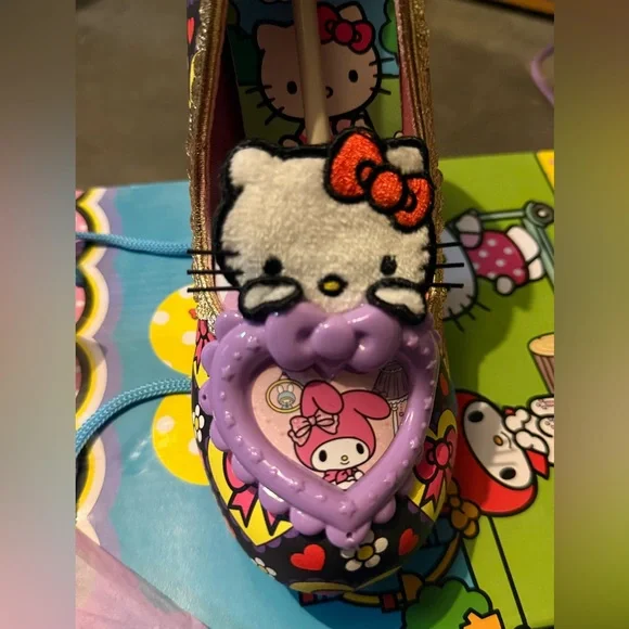 Irregular Choice Pink and Purple Hello Kitty Heels - Picture 2 of 7